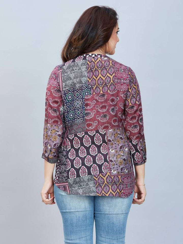 Fantasia Women's Ethnic Wear  Viscose Printed KURTI MULTI (F-3086)