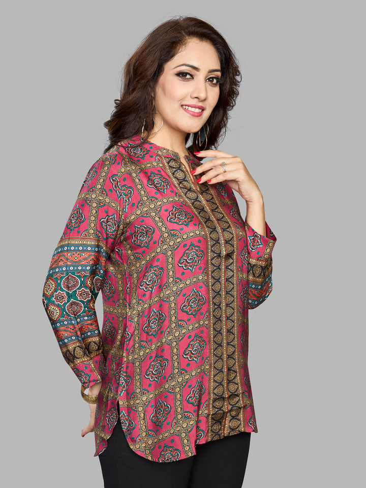 Fantasia Women's Ethnic Wear  Viscose Printed  KURTI MULTI (F-3167)